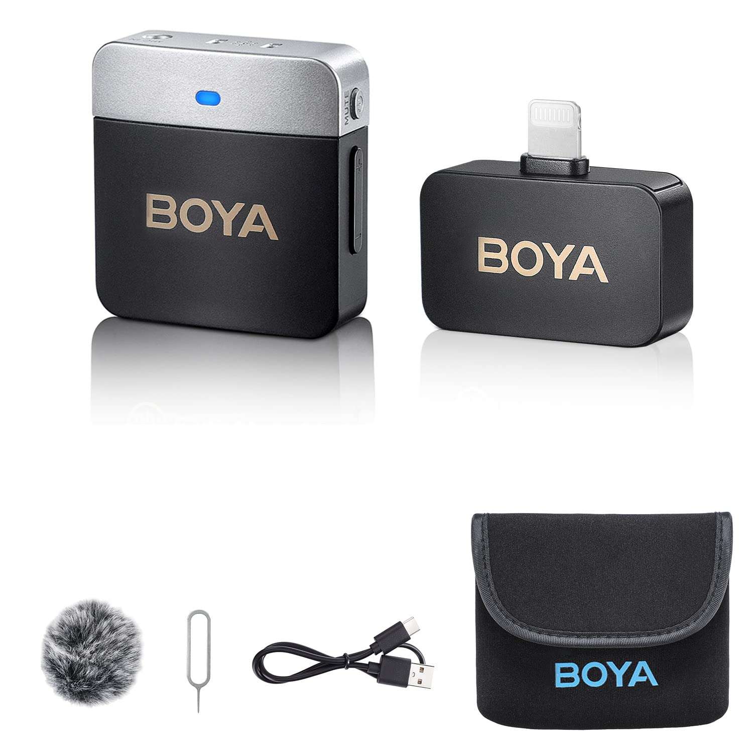 Boya M1V5 Dual Channel Mic - Linkphones Center