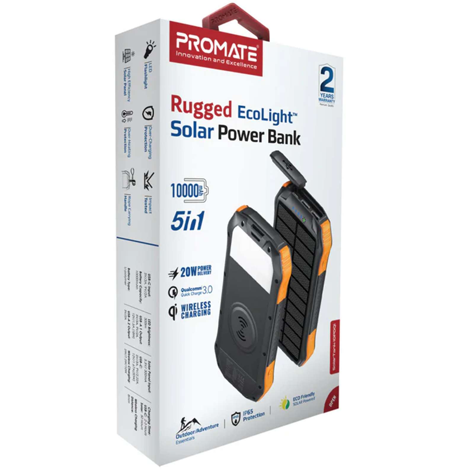 Promate Solartank 10PDQI - Linkphones Center