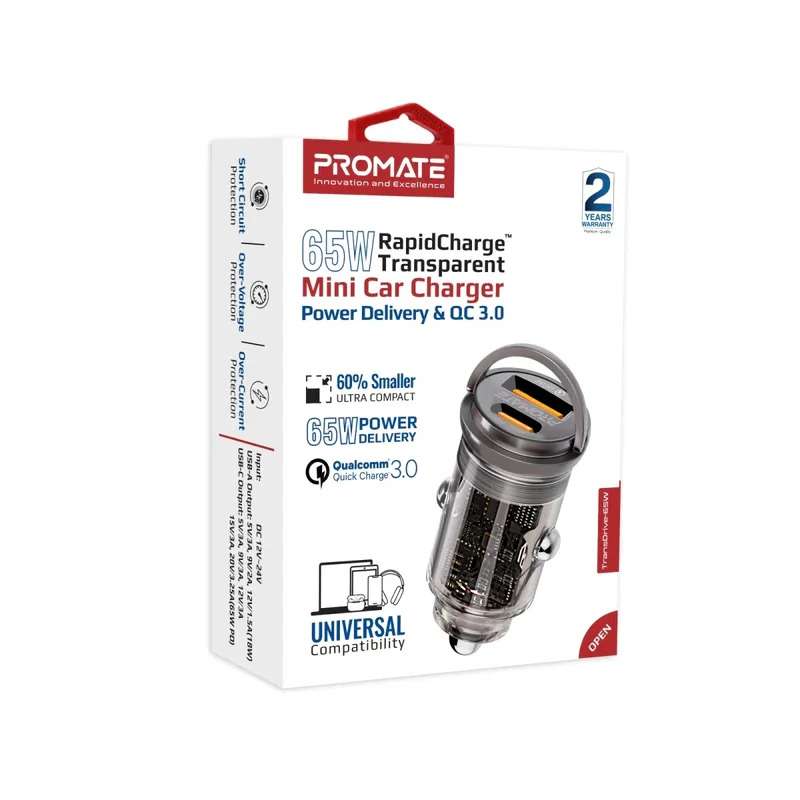 Promate Transdrive 65W - Linkphones Center