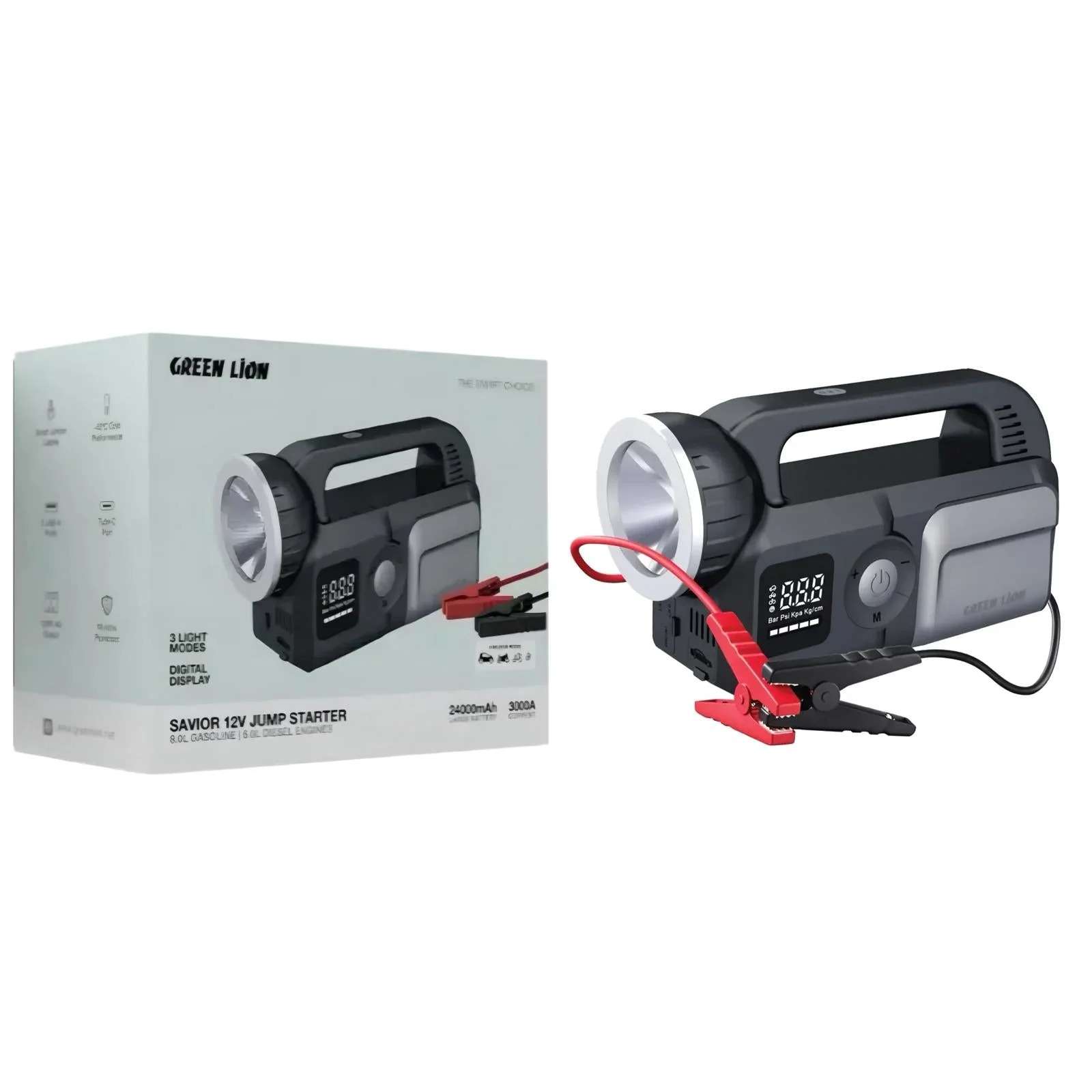 Green Lion Savior 12V Jump Starter 24000mAh Price in Kenya | Linkphones Center